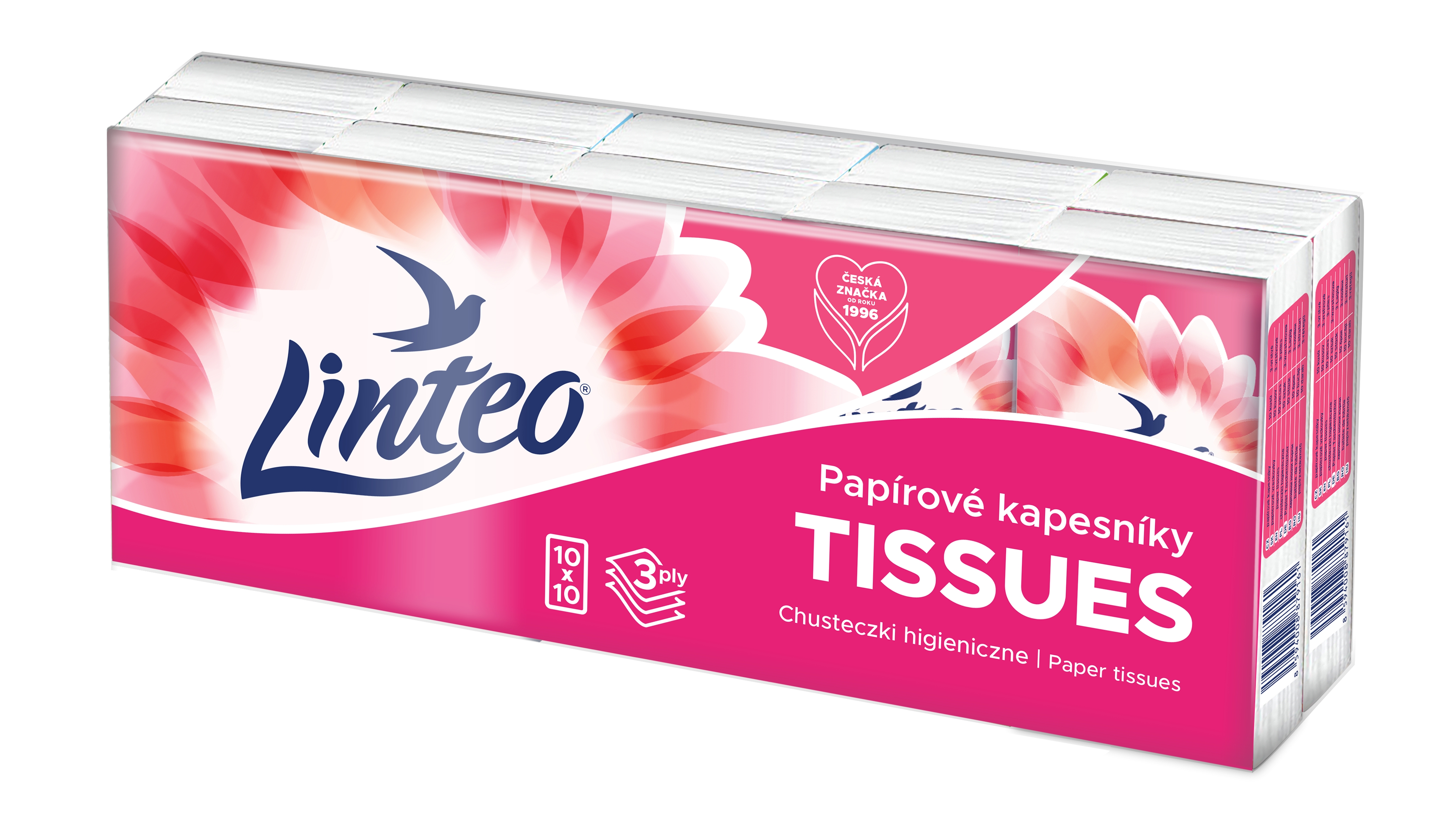Pap.kap. Linteo 3-vrstvé 10 ks (10)   30103