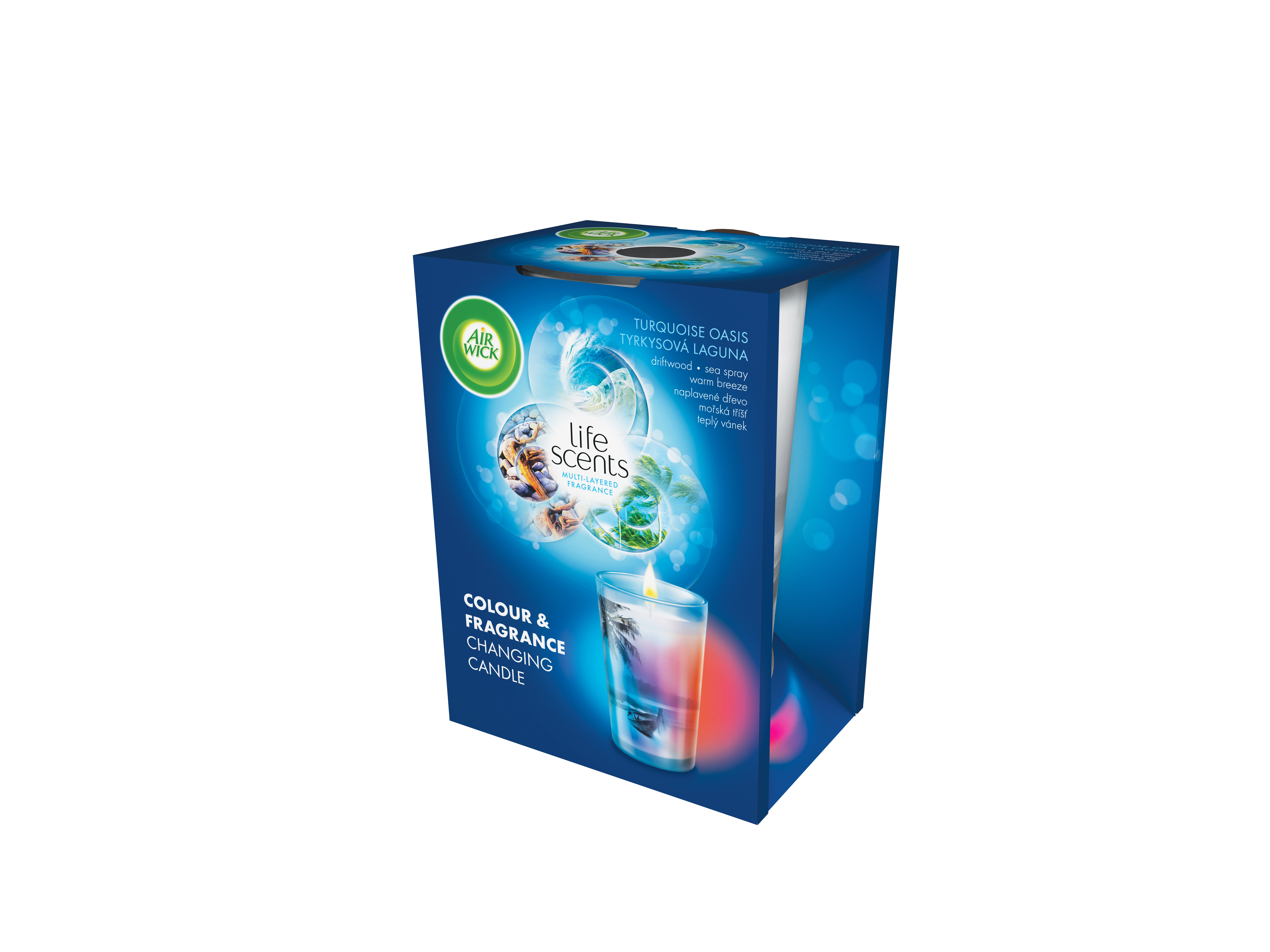 AirWick Multi svíčka Tyrkysová laguna 140g