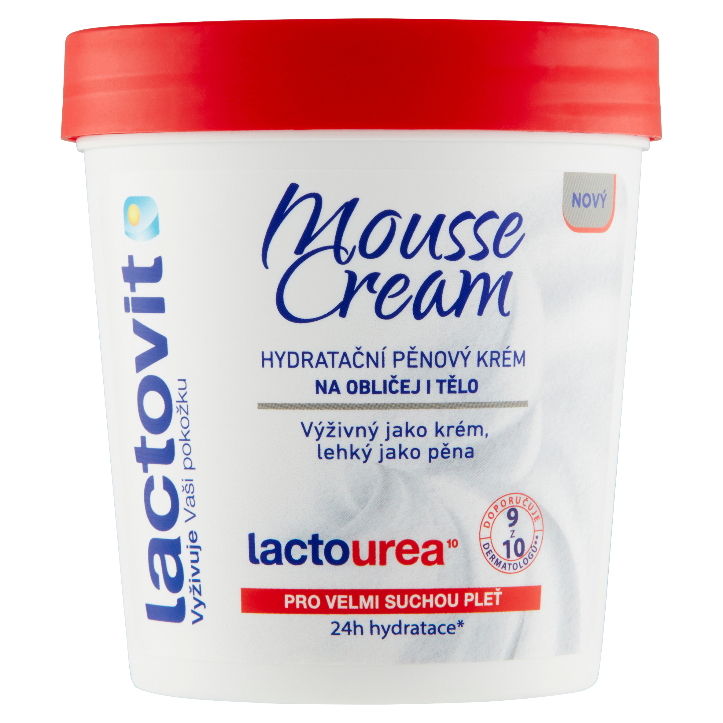 Lactovit Mousse Cream Lactourea 250ml