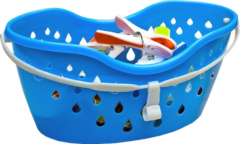 Košík London+kolíčky 16ks