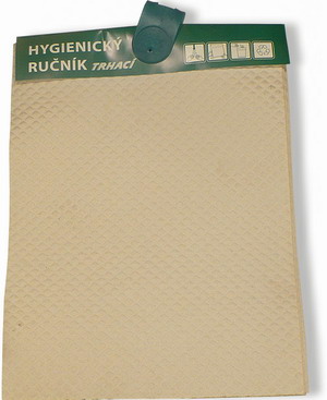 Ručník papírový A4 trhací,bílý  50ks/5ks