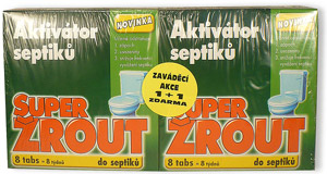 Superžrout  aktivátor Septiků 2x8ks