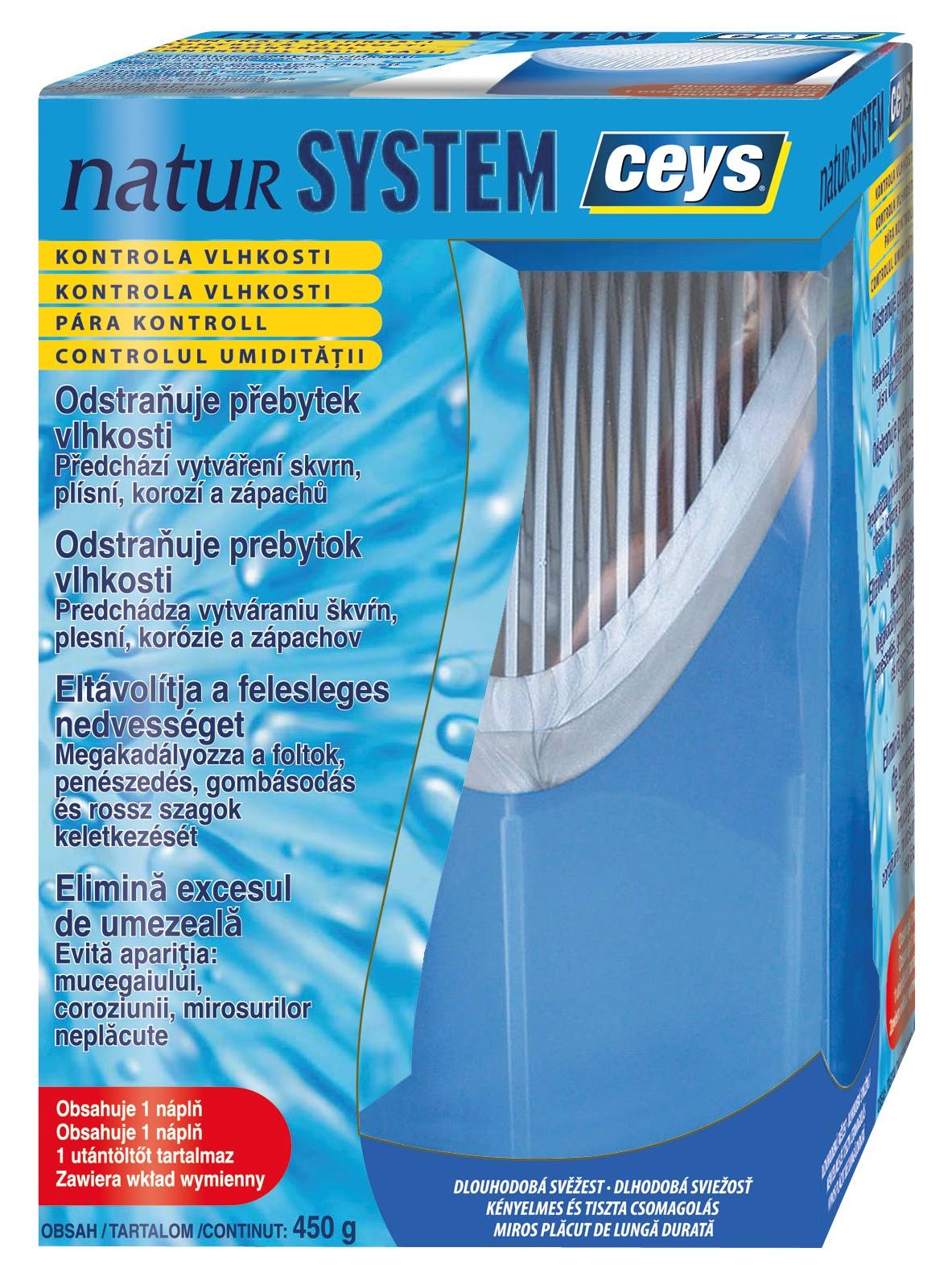 Natur System modrý - kontrola vlhkosti