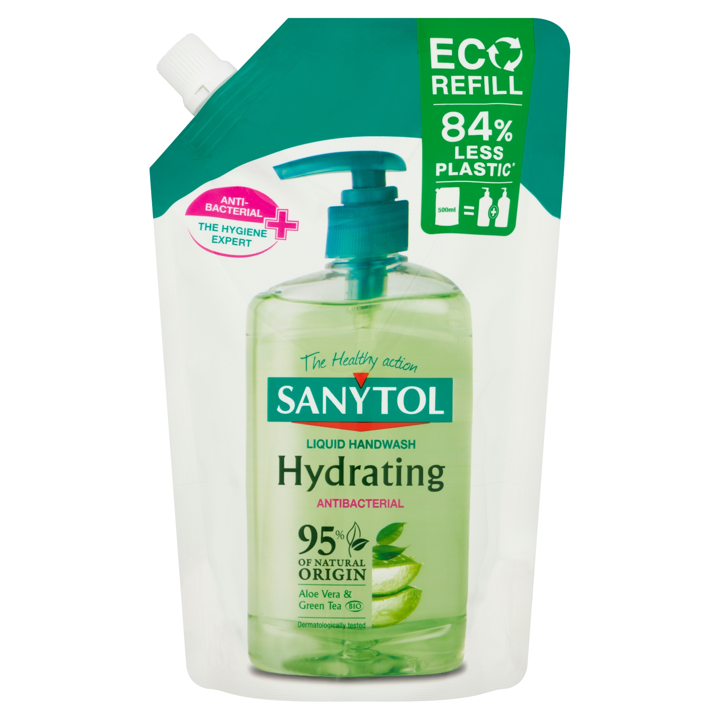 Sanytol 95% RP antibakt. mýdlo náplň-sáček 500ml Hydratující