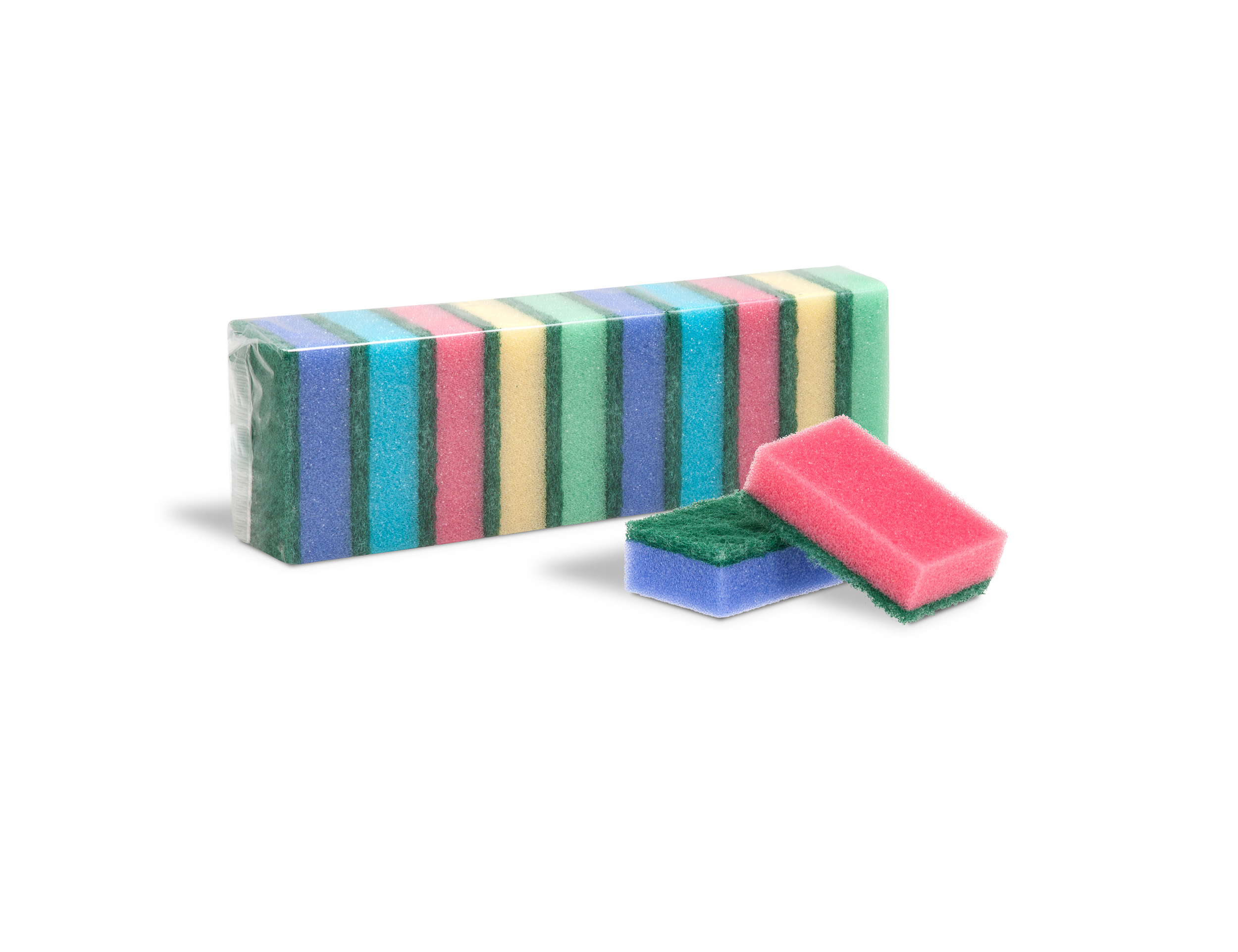 Houbičky na nádobí 10ks malé barevné 20059